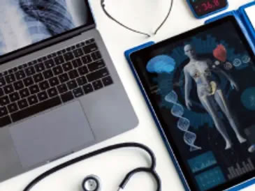 Imagen de equipos modernos para la salud
